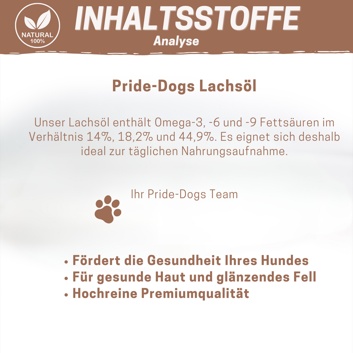 Lachsöl 1 Liter - Omega 3 & 6